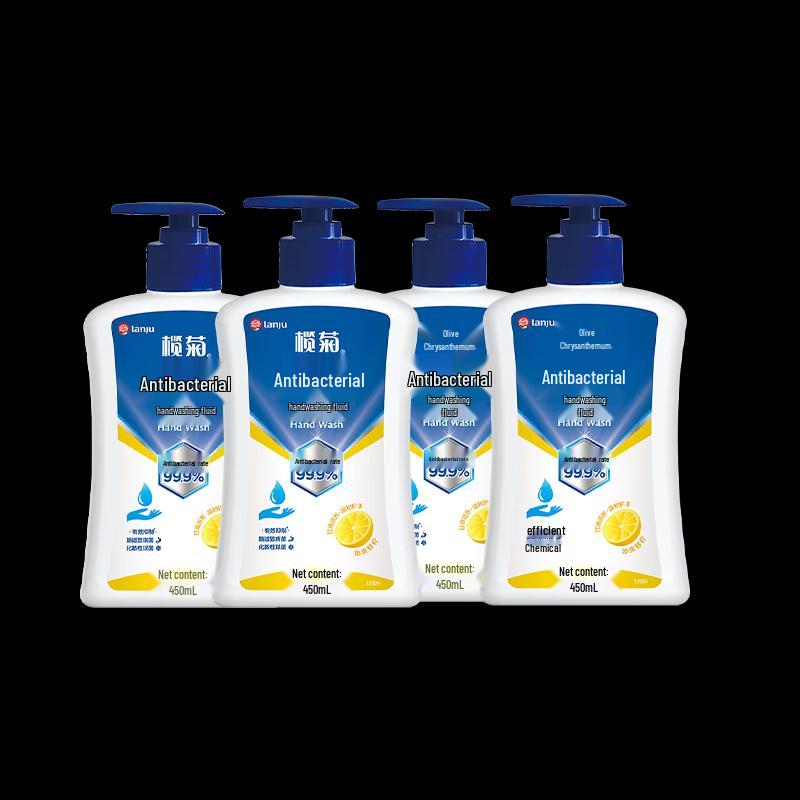 

Антибактериальный санитайзер для рук Lanjuli 450 мл, 4 шт.