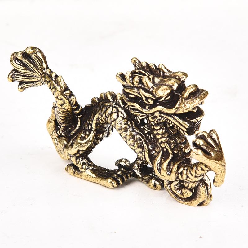 Komplettes Set Messing Chinesische Tierkreisfiguren: Ratte, Ochse, Tiger, Hase, Drache, Schlange, Pferd, Schaf, Affe, Hahn, Hund, Schwein.