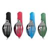 Outdoor Portable Folding Cutlery Heavy Duty Metal Travel Picnic Hiking Backpacking Multifunctional Detachable Fork Spoon Fruit Cutter Collapsible