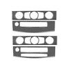For BMW 5 Series E60 2004-2010 Accessories Carbon Fiber Interior Car Air Conditioner CD Control Panel Trim Cover Frame Stickers