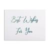 50Pcs Mini Thank You Card Gold Simple Design Scrapbooking Party Invitation Greeting Card Birthday Party Gift Message Cards