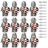 M1801 M1805 M1806 M1813 M1811 Medieval Soldier Building Block Minifigures Toy