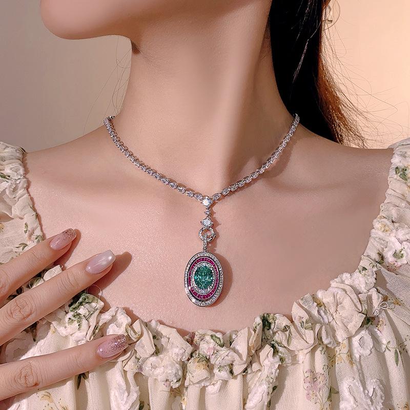 Bijoux Fond Cuivre Plaqué Or Chaîne Collier Forme Poire Tête Bouton Amovible 45 + 5Cm