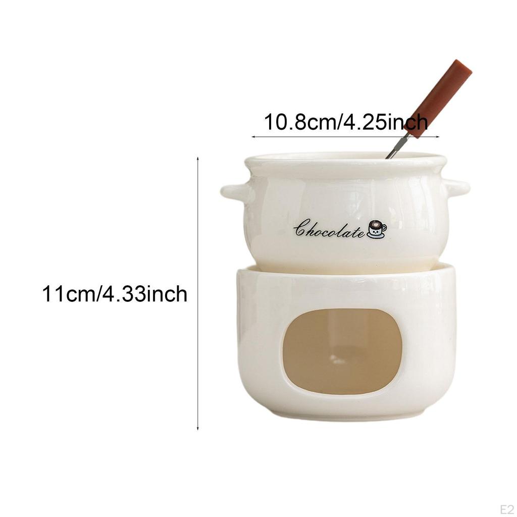 Tazza per Fonduta al Cioccolato Accessori Ceramica Elettrodomestici da Cucina Multifunzione per Caramelle
