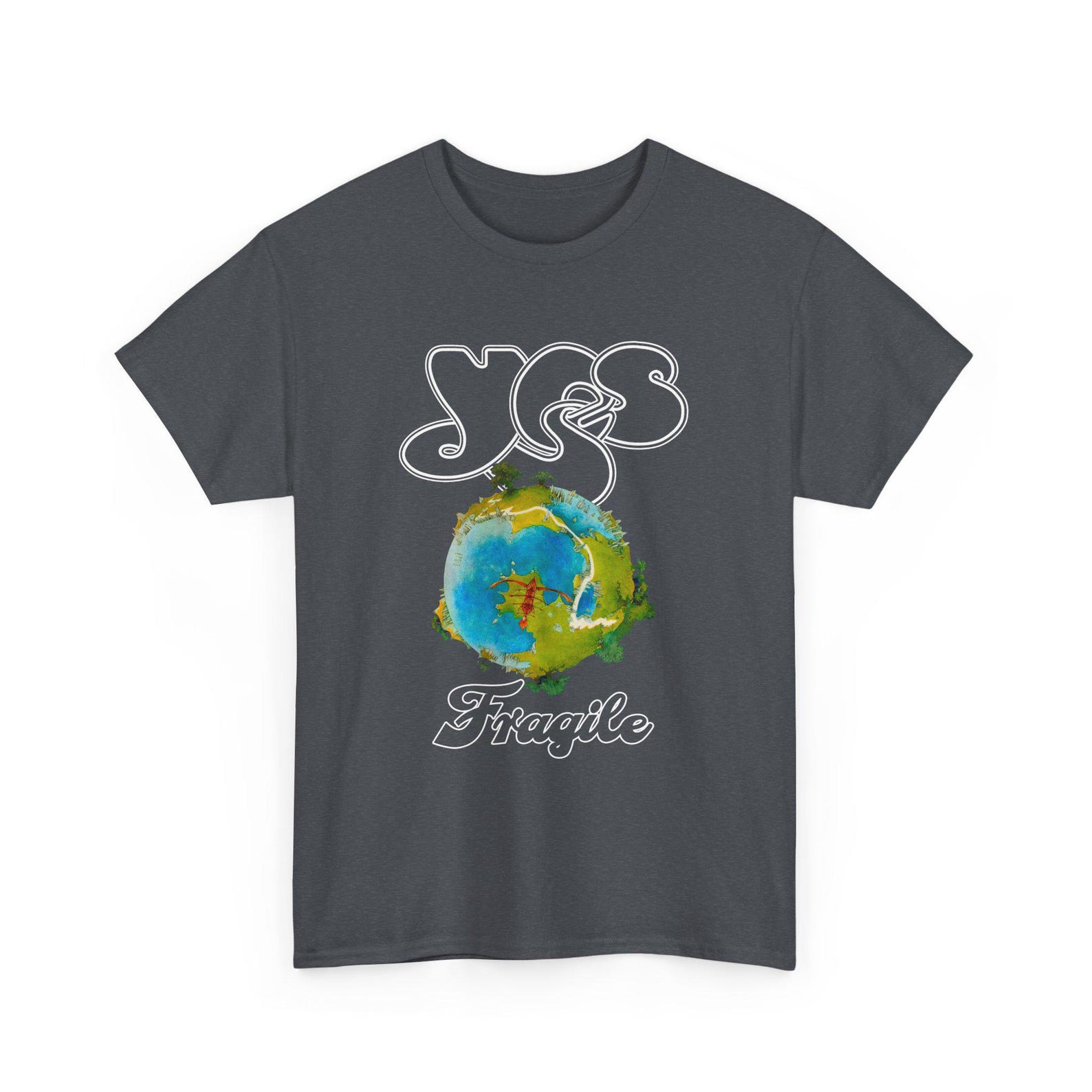 Yes Fragile T Shirt - Unisex Heavy Cotton Tee S