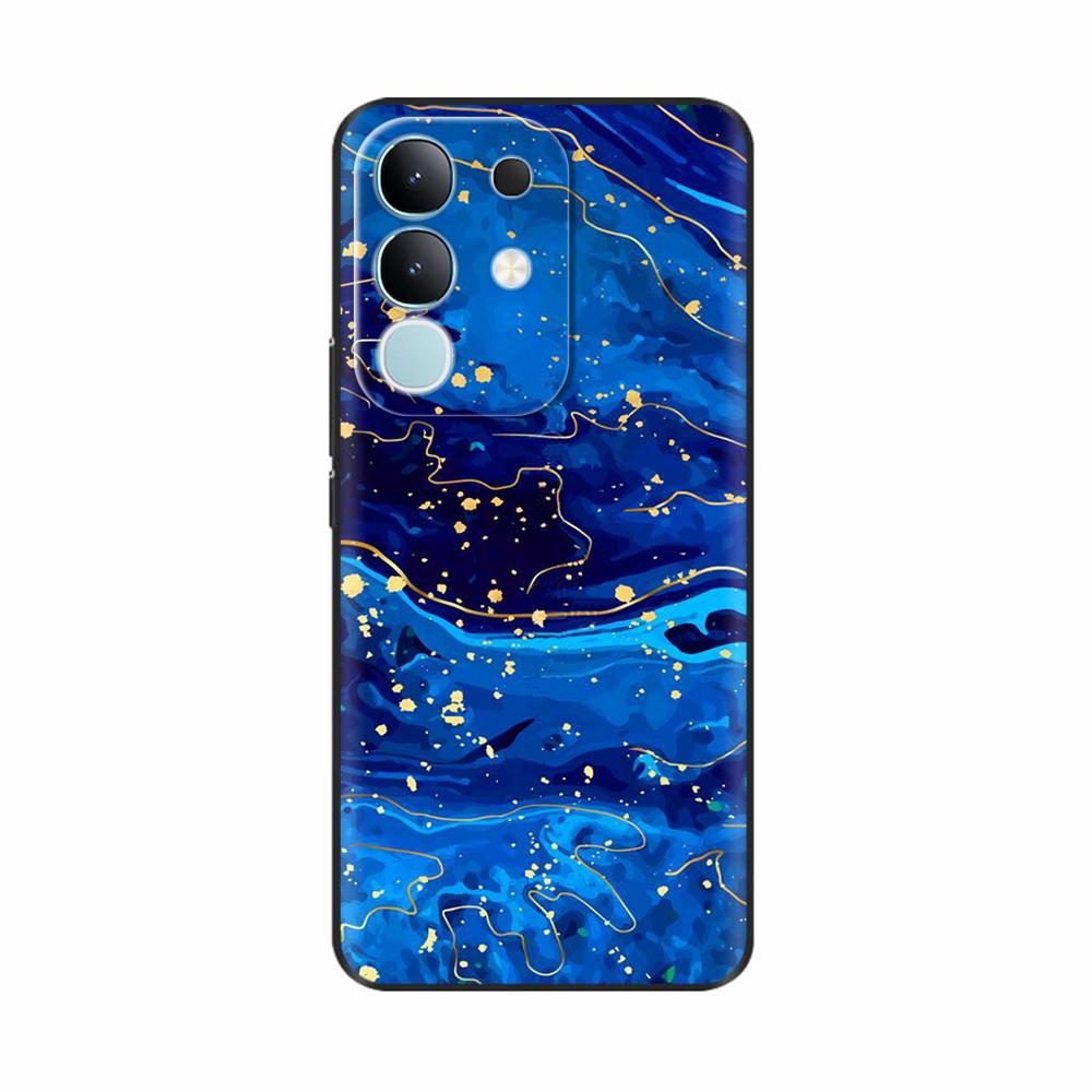 For Vivo Y29 4G Case Luxury Painted Back Cover Soft Silicone Phone Cases For Vivo Y29 4G Case Y 29 Shockproof Coque Bags Fundas