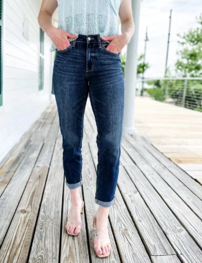 Fashion Women Plus Size Jeans 2024 High-elastic Thin Vintage Casual Pencil Denim Pants Slim-fit Loose Elegant Jeans Women's Clothing 1713