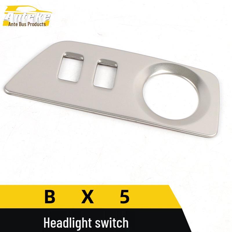 Borgward BX5 Headlight Switch Sequin Sticker Frame - Car Accessory