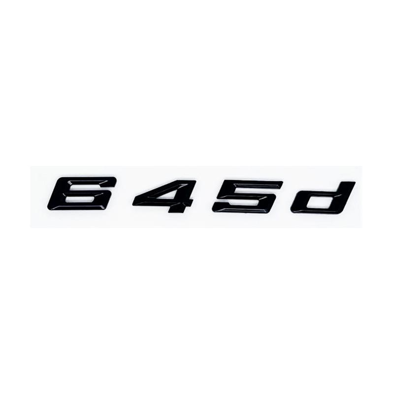 New ABS Alphanumeric Trunk Emblem for BMW 6 Series E63 E64 F06 F12 F13 - 620d 625d 628d 630d 635d 640d 645d 650d Logo Sticker