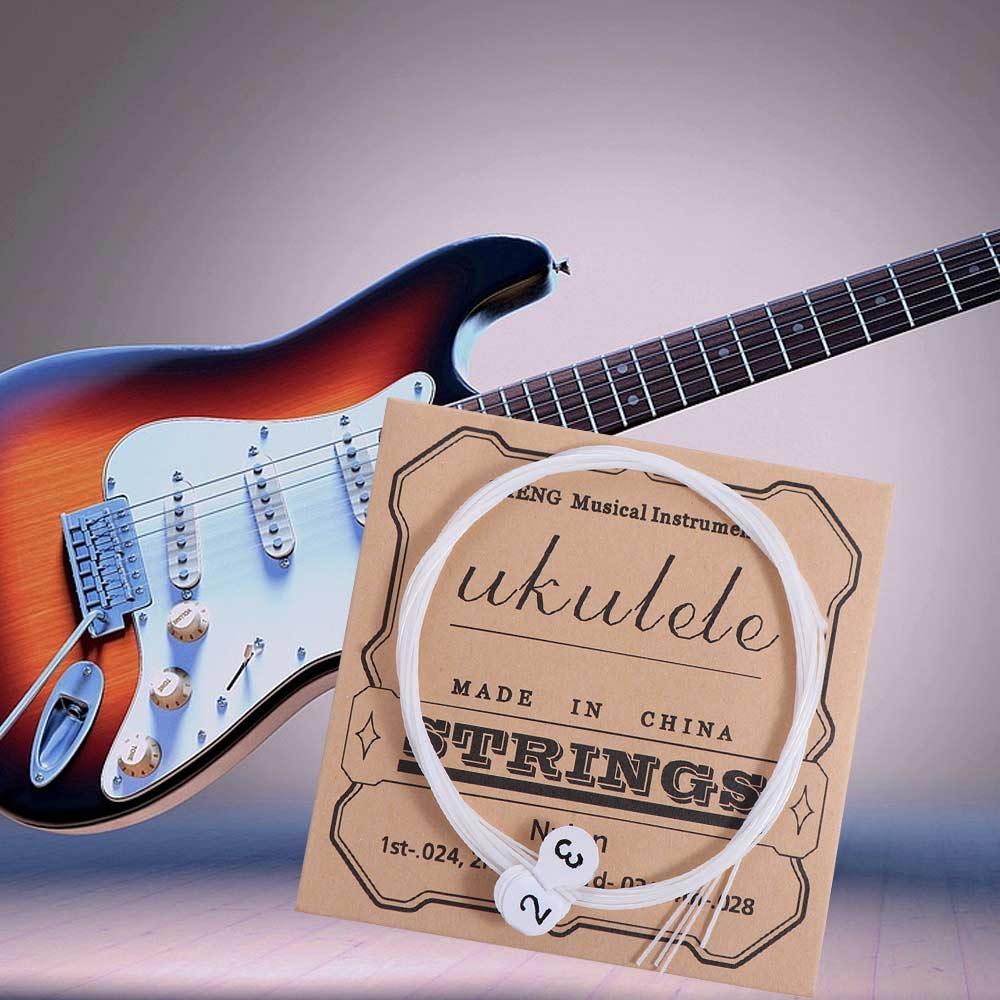 1 Set Nylon Ukulele Strings Replacement Classical Guitar Strings  For 21 / 23 / 26-inch Ukulele