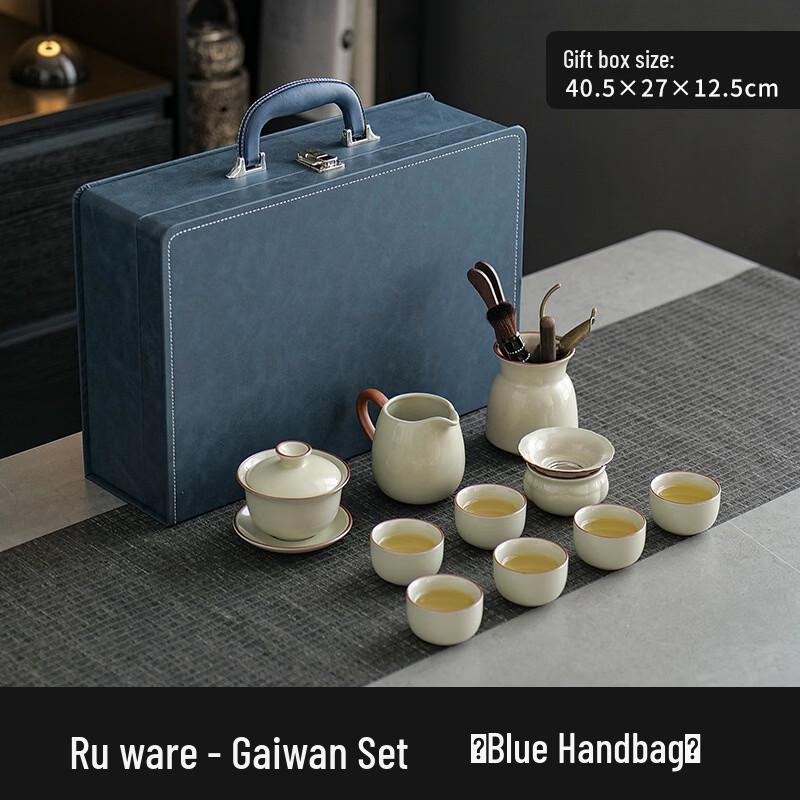Handun Ru Kiln Ceramic Tea Set