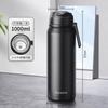 FANJANE Movable Tea Filter Thermos Coffee Bottle Cup with Magnetic Infuser Tea Maker Stainless Steel Vacuum Flask Keep Cold Hot