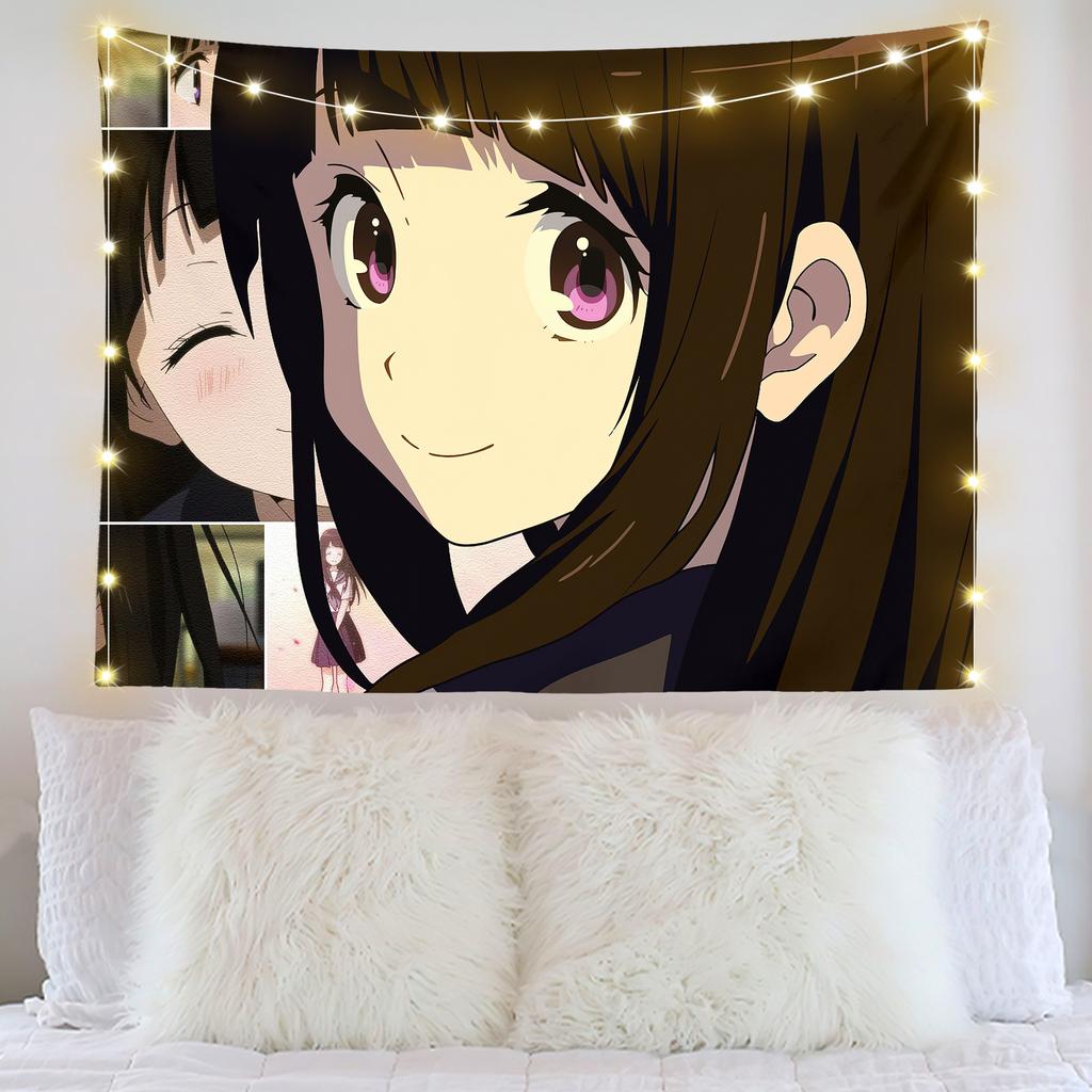 Ice Fruit Background Cloth Bedroom Dormitory Hanging Tapestry Wall Fabric Digital Printing Decoration Cloth Short Fluffy Hanging Cloth