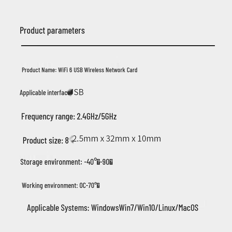 MOGEMOGE AX1800 Wi-Fi 6 USB Wireless Adapter