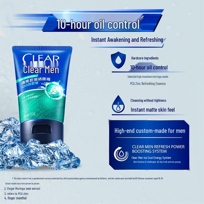 Clear Men Hydro-Energy Cleanser & Hydrating Conditioner Set