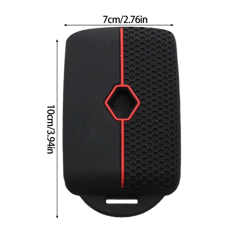 Reinforced Silicone Key Holder Honeycomb Texture Anti Drop Grip For Select Models Car Key Rubber Cover