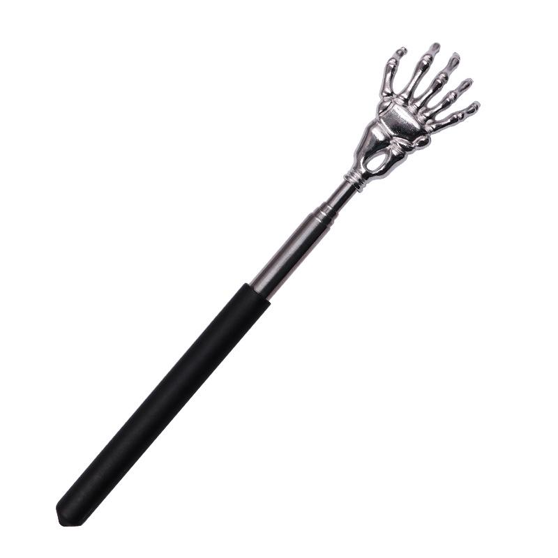 

Ghost Hand Stainless Steel Retractable Back Scratcher - Portable Itching Relief Artifact for Self-Help. чёрный