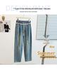 High Waist Plus Size Ripped Lace Patchwork Denim Harem Pants