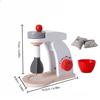 Kid Wooden Kitchen Pretend Play Toy Simulation Wooden Coffee Machine Toaster Machine Food Mixer Early Learning Educational Toys
