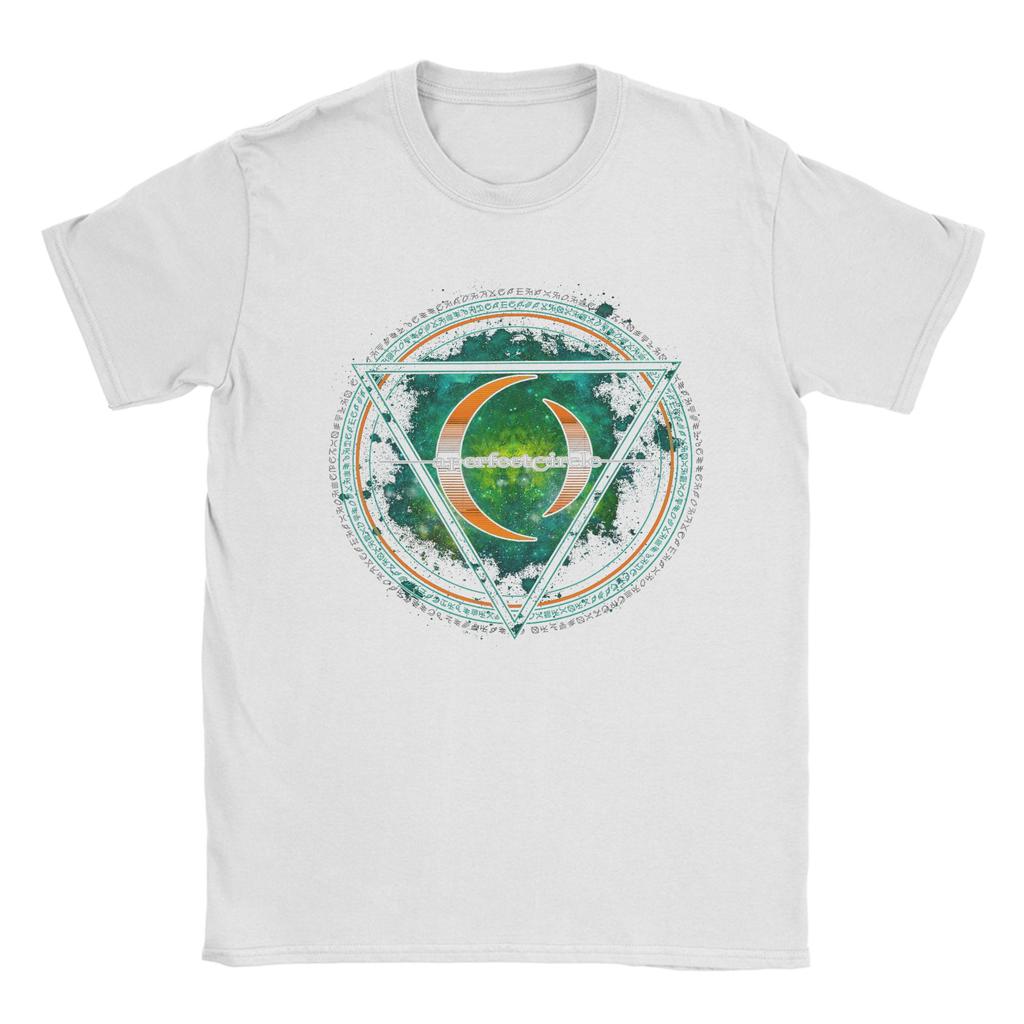 Unisexs TShirt A Perfect Circle Sigil Green Leisure Pure Cotton Tee Shirt Short Sleeve T Shirt Round Collar Clothing New Arrival