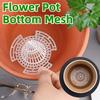 5 PCS Flower Pot Hole Mesh Pad Plastic Cone Bottom Grid Gasket Drain Mat Cover Drainage Screen for Plants Bonsai Gardening