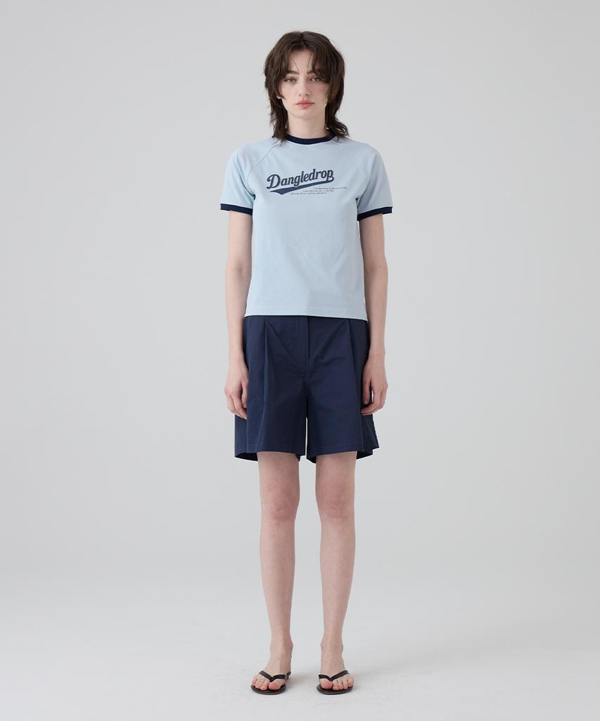 DANGLEDROP Dgdp Bermuda Cotton Shorts_Navy