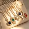 Long Exquisite Crystal Pendant Sweater Necklace for Women, High-End Elegant Versatile Fashion Sweater Chain Jewelry
