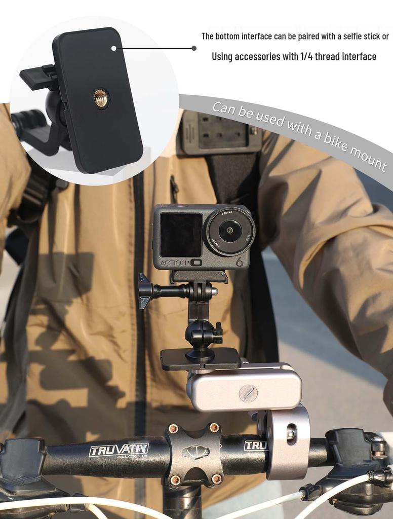Magnetic Backpack Clip for DJI Action5/6 & Insta360 Cameras