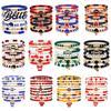 Football Party Accessory Game Day Bracelets Stackable Sports Charm Elasticated
