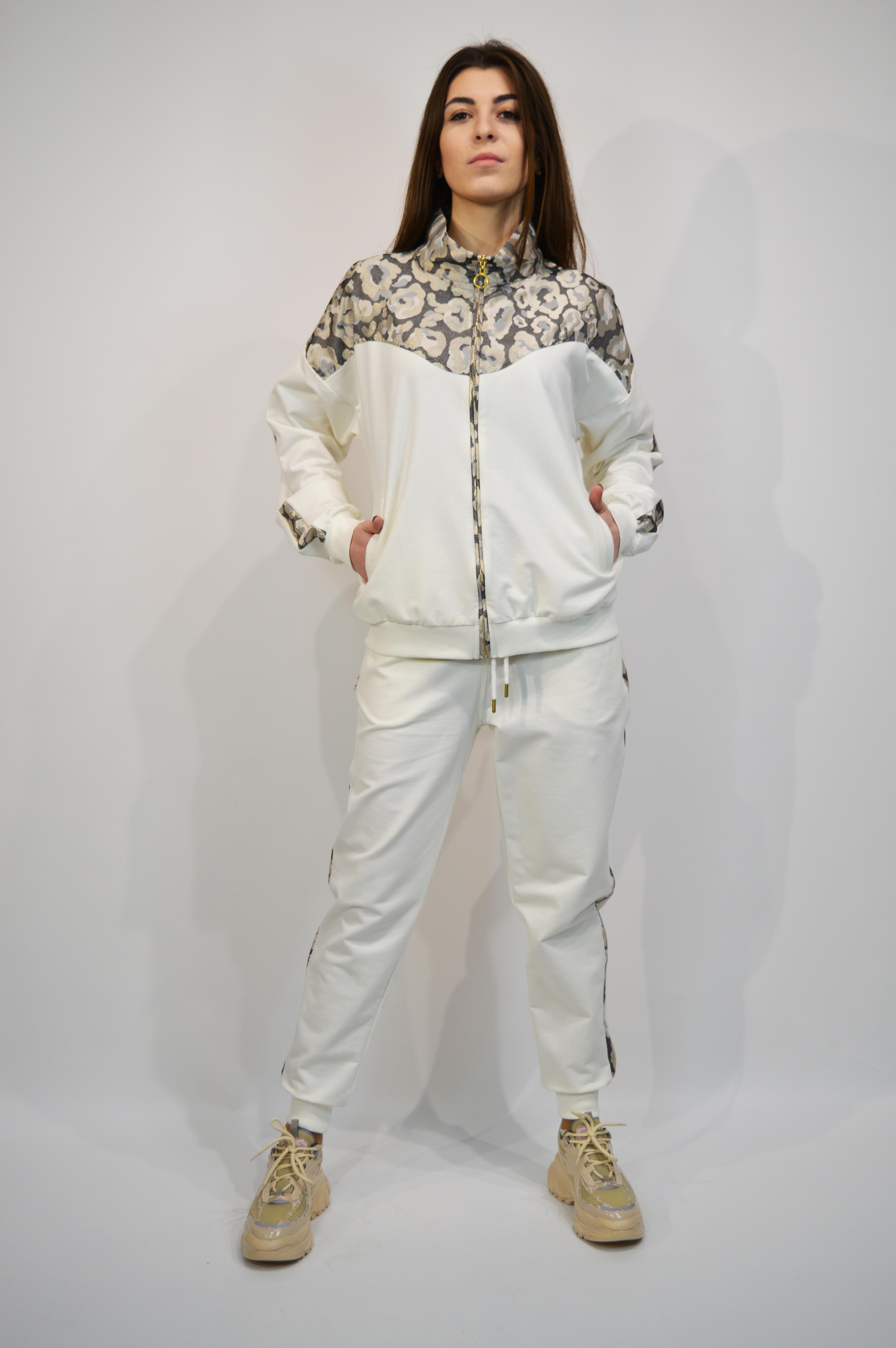 

Костюм жіночий GALIFE 9358 36 (S) кардиган і штани білий M білий