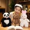 303850Cm Lovely Plush Panda Bear Rabbit Toys Fluffy Animal Pillow Stuffed Soft For Children Girlfriend Birthday Xmas Gift