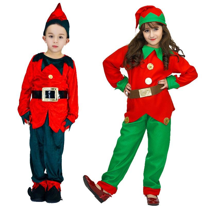 Children's Christmas suits, Christmas party costumes, masquerade stage costumes