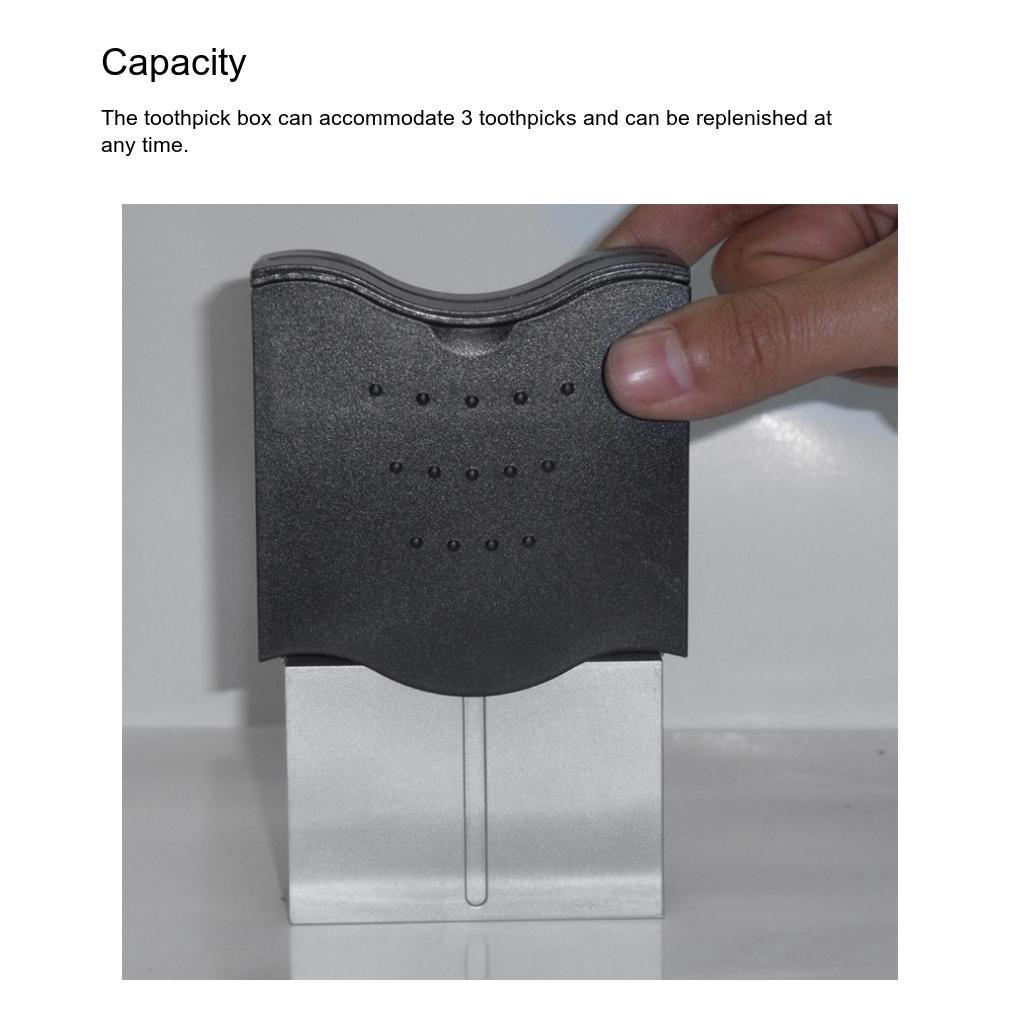 Toothpick Holders Toothpicks Dispenser Box Automatic Machine Storage Case for Home Kitchen Supplies Travel Office