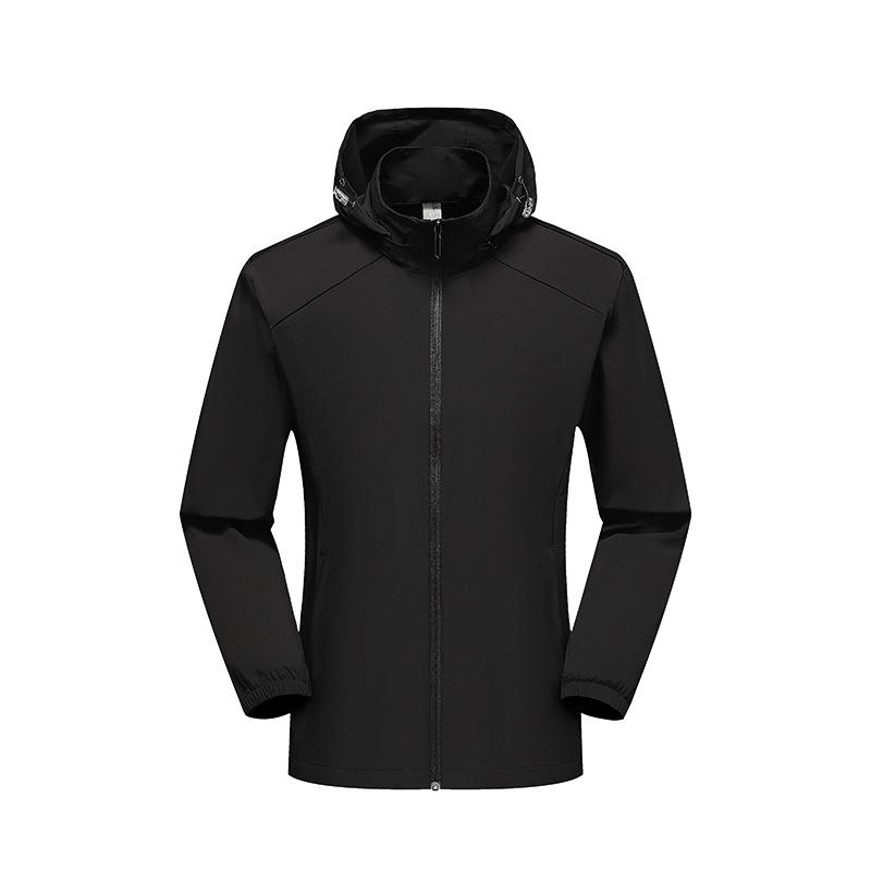 Unisex Ice Silk Sun Protection Hooded Jacket - Spring Summer Breathable Lightweight Loose Fit Plus Size Athletic Casual Outerwear