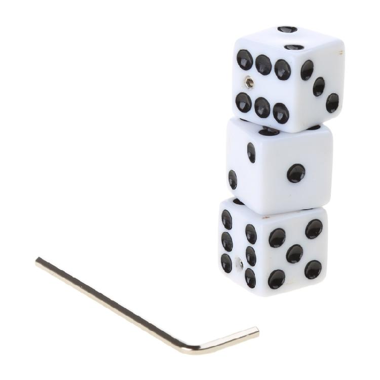 3 Color Fashion Dices Shaped Electric Guitar Volume Control Knobs Guitar Knobs