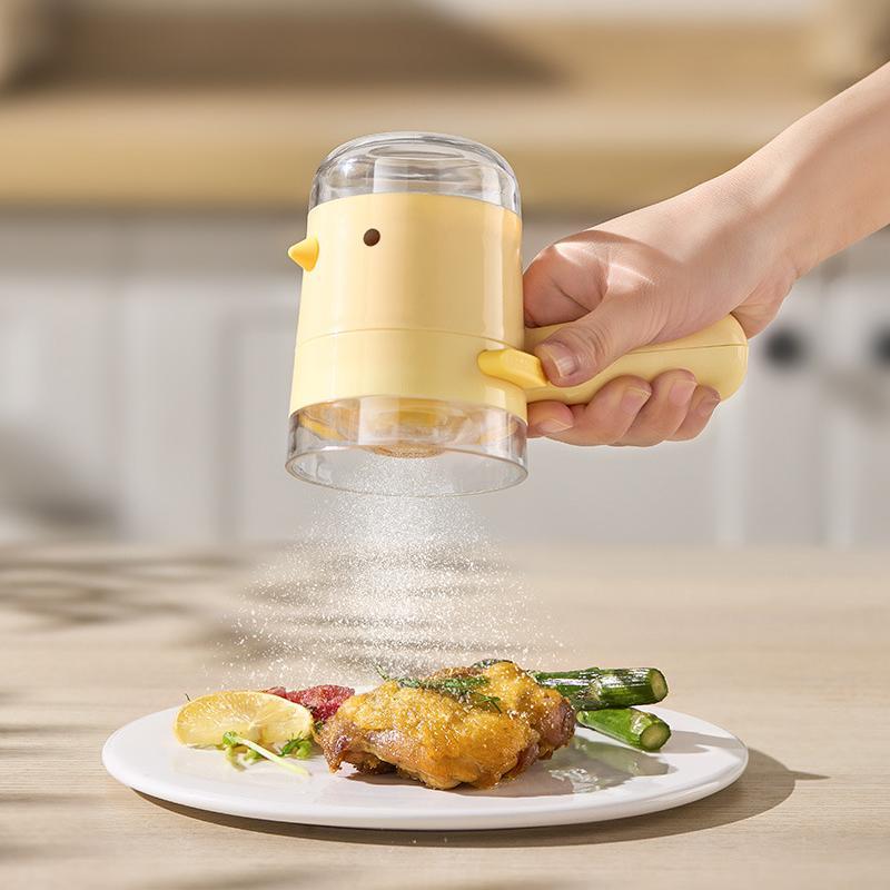 Creative Bird Design Quantitative Salt Jar Seasoning Bottle Household Metering Control Salt Jar Seasoning Jar Sealed Seasoning