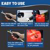 Gas Siphon Pump FUELIO - Hand Siphon Pump For Gasoline Transfer - Manual Siphon Pump For Water- Fuel Siphon Pump For Gasoline- Gas Siphon Hose