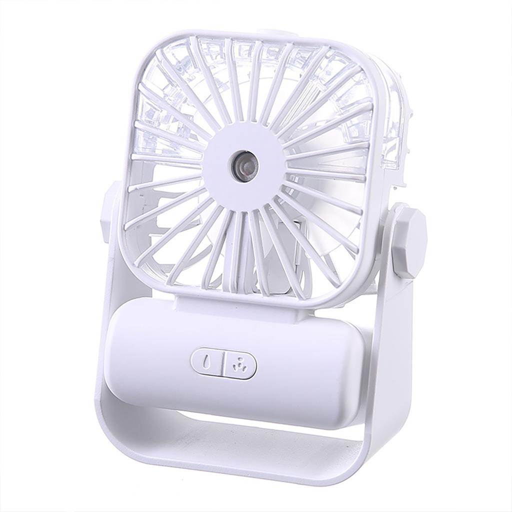 Handheld Fan Mini Air Conditioner USB Rechargeable Portable Humidifier Mist Cooler Cooling Spray Humidifier Fan for Home/Office