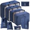 8-Piece Travel Clothing Storage Bag Set
