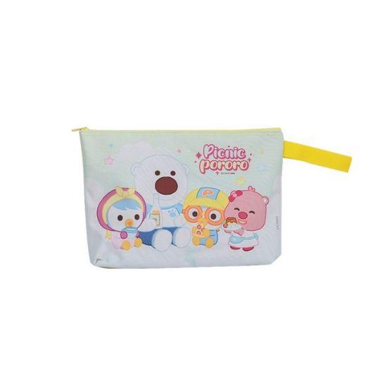 Pororo Mono 5-teiliges Edelstahl-Tablett & Beutel Set