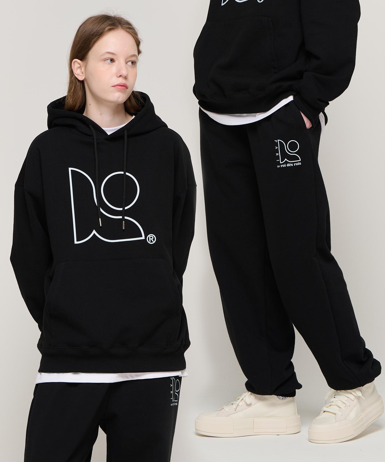 Худи с логотипом-символом дороги (черный) Hoodie_Xl/Pants_M