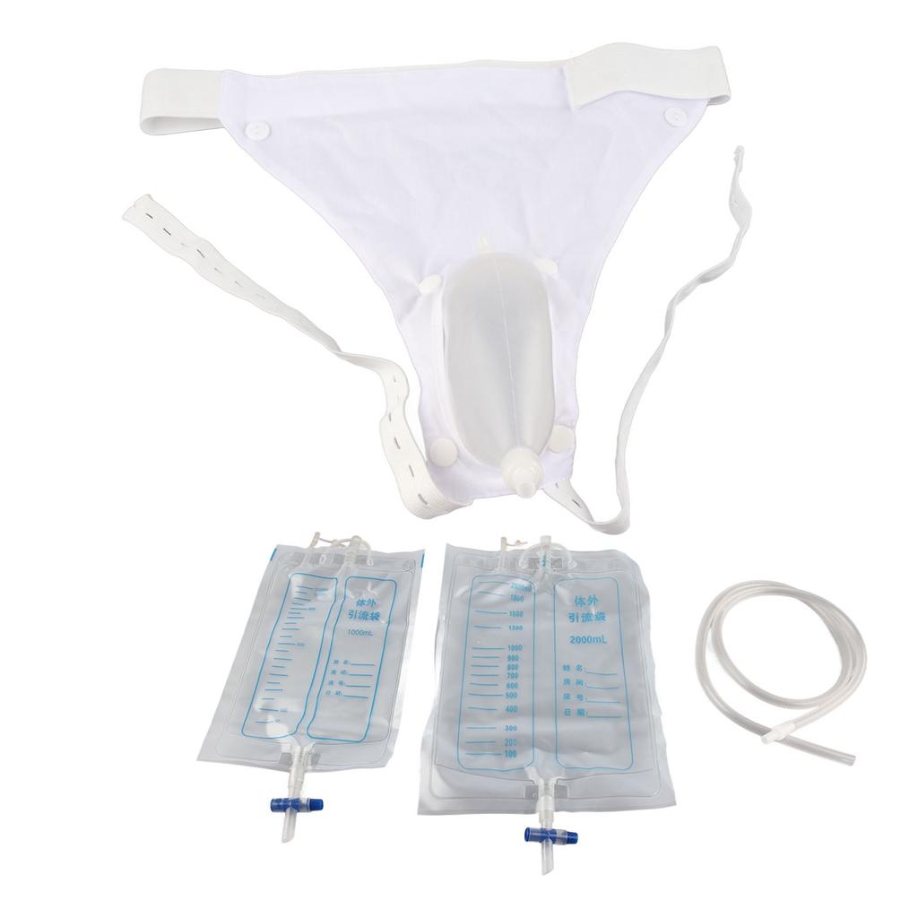 Female Urine Collection Bag Reusable Silicone Urinal for Women Elderly Bedridden Patients
