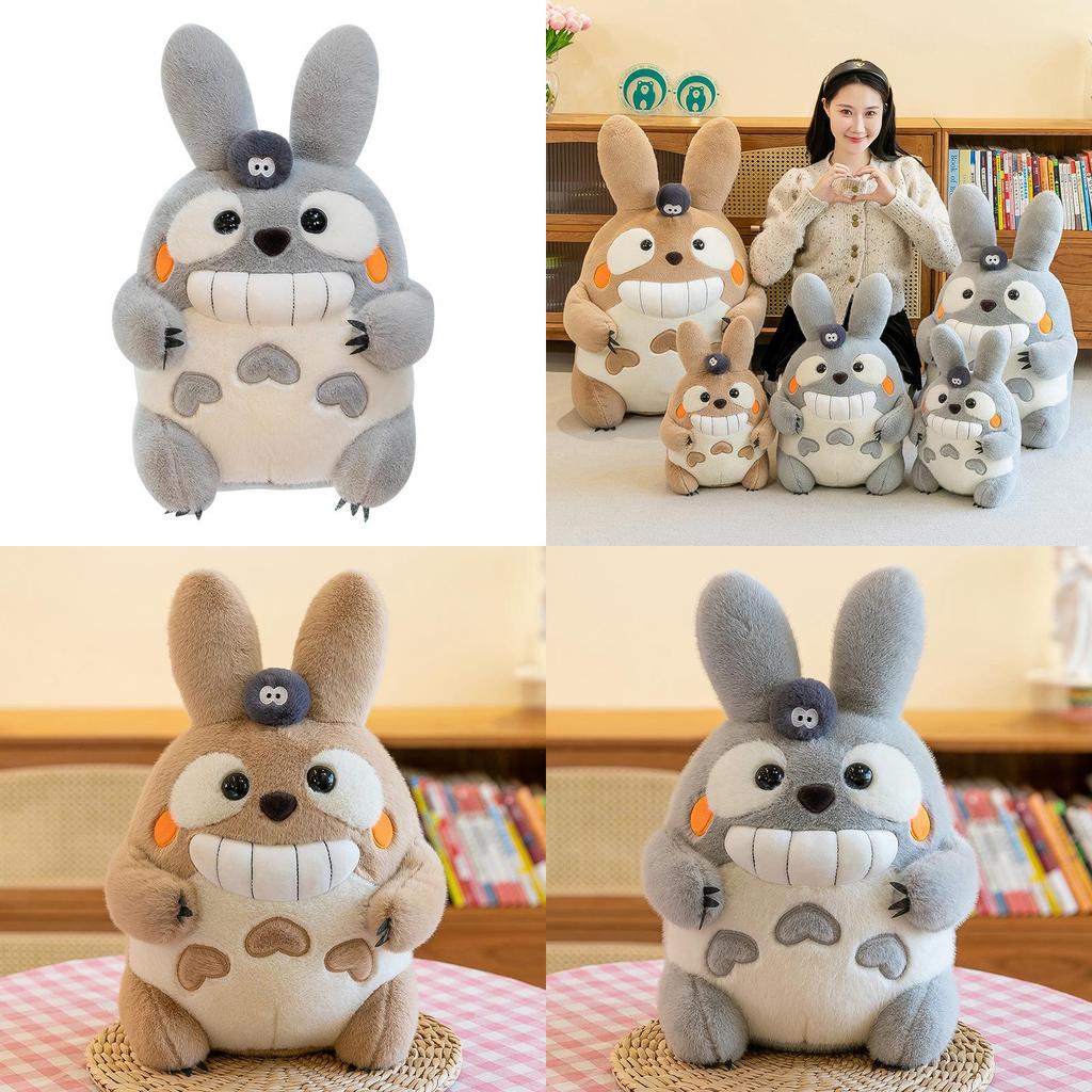 Adorable Totoro Plush Toy Soft Cushion Cute Stuffed Animal Doll For Kids Gift