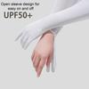 Sun Protection Long Sleeves Anti-Slip Finger UV Gloves Cooling Arm Palm Full Protection