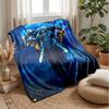 Mechanical Elephants and Butterflies Theme blanket Lightweight Warm Flannel Blanket Decorative Throw Blanket for Home Decoration