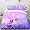 Rainbow Butterfly Duvet Cover Pink Flower Duvet Cover for Kids Bedding Set Kids Boys Girls Teens Comforter Cover for Decorations