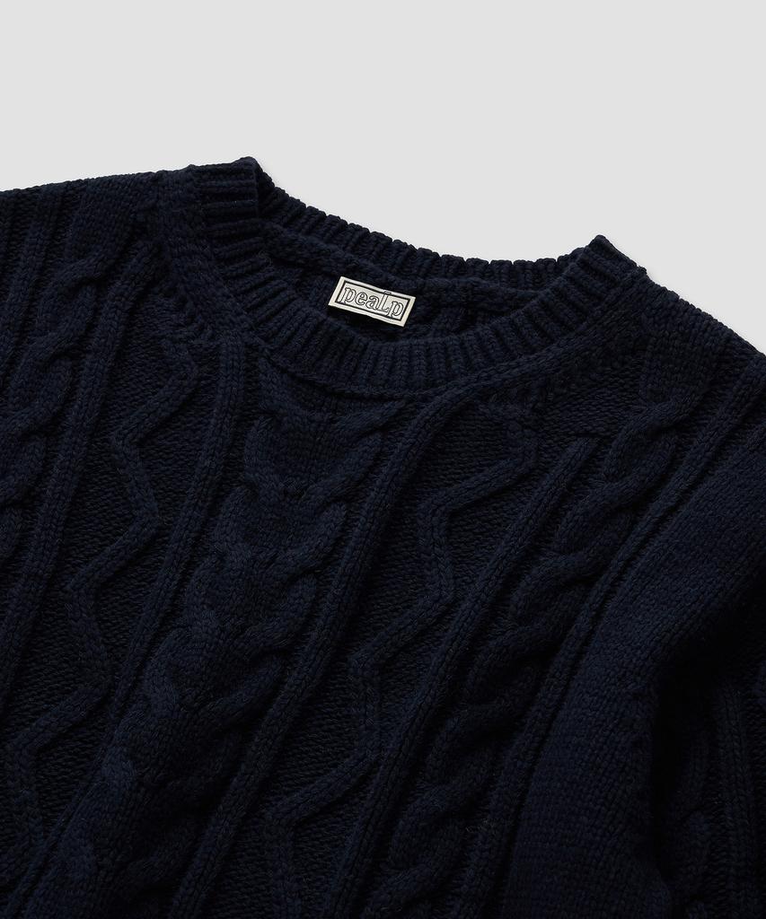 Pilpeu Cable Classic Knit 30(Navy)