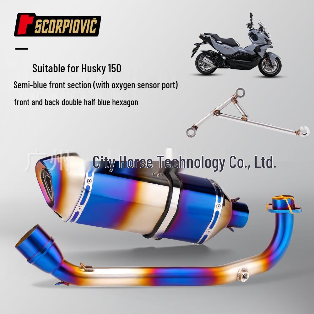 Husky 150 Mid-Rear Section Silencer Kit