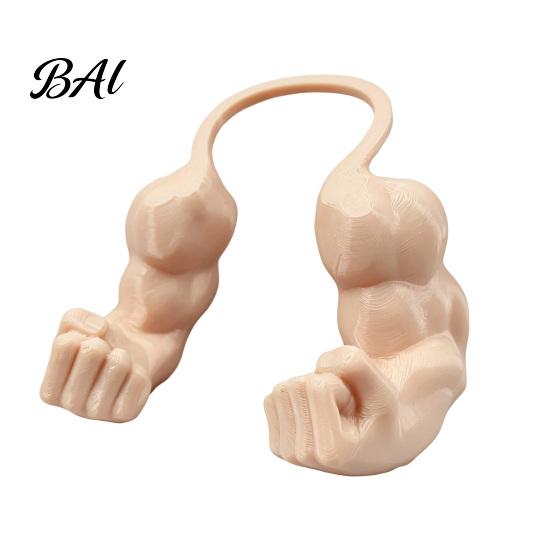 Funny Cat Muscle Arms Arms, Hilarious 3D Printed Muscular Lightweight Photo Shoot Props Shoulder Attachment for Feline Cosplay Pet Prop Toys Small
