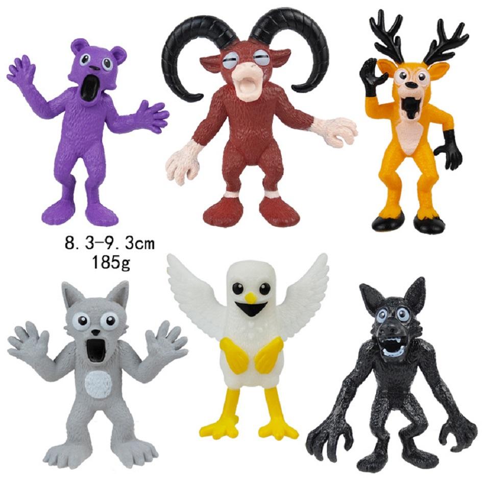 5/6/10pcs/set 99 Nights in The Forest Figures Toys Statue Anime Horror Game Peripheral 99 Nights in The Forest Figurine Toy Gift